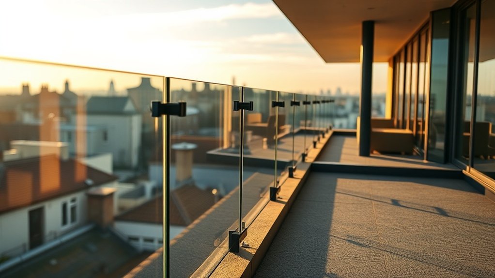 Terrace Glass Balustrades Chelsea