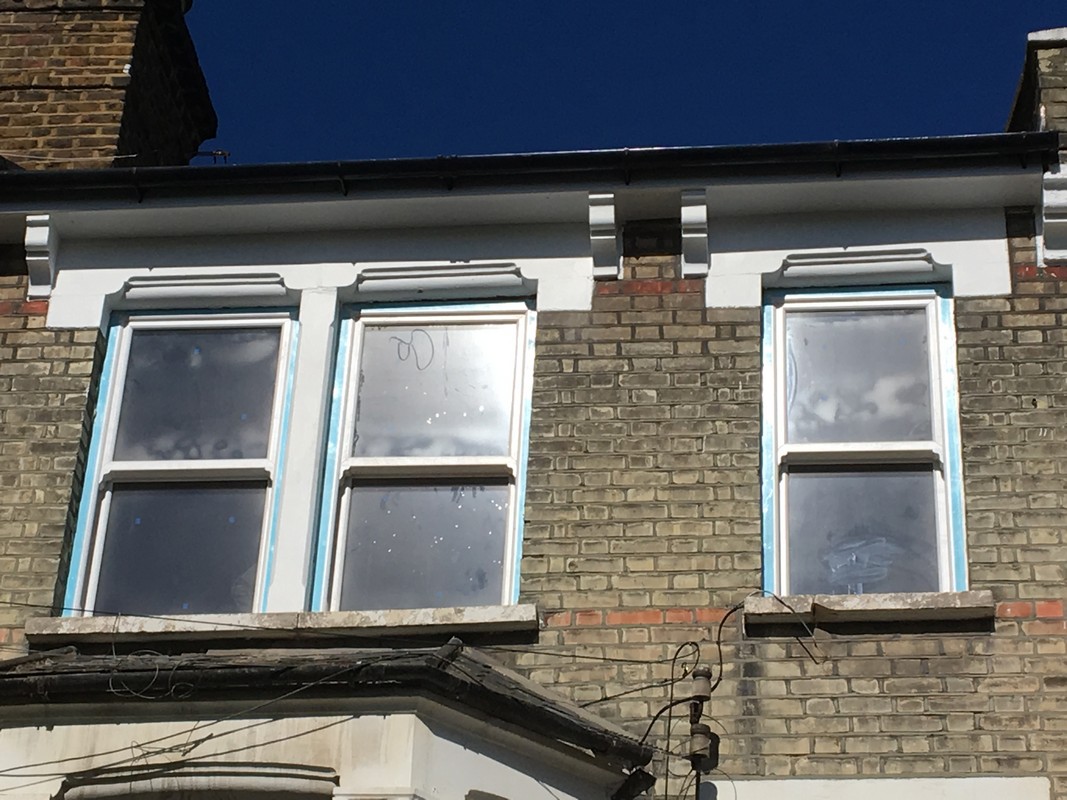 New uPVC sash windows fitted on Victorian terrace in Chelsea